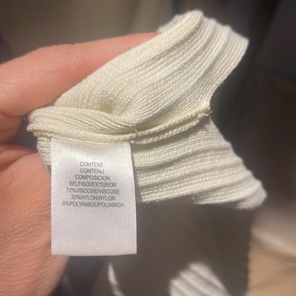 WAYF Deena Off the Shoulder Rib Knit Midi Dress, Size Small - Picture 6 of 7